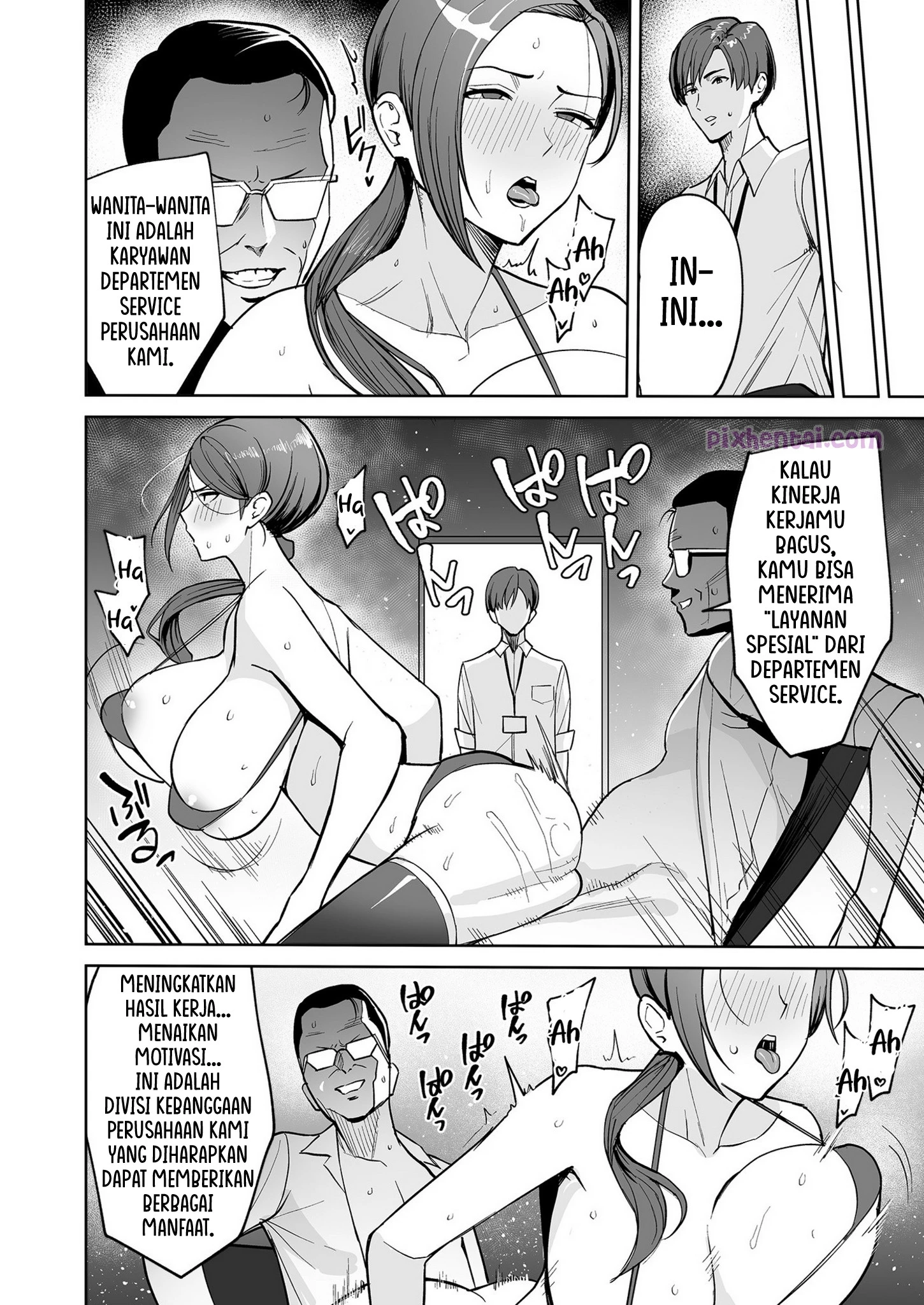 Komik hentai xxx manga sex bokep Gohoubi wa Karada de Ero sugi Fukuri Kousei wa Seishori ka no Oshigoto 1 page 7